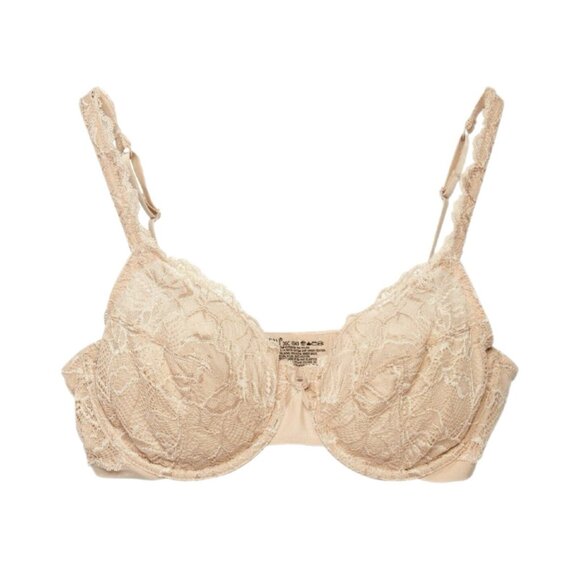 Bali Lift Lace Underwire Bra DF6543 Nude 38D Full Coverage Support NWT - Picture 3 of 6